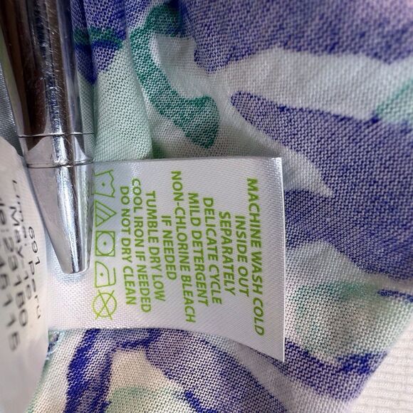 Lilly Pulitzer Monterey Racerback Tank Top Pool Blue Stay Cool‎ XS - Picture 11 of 16